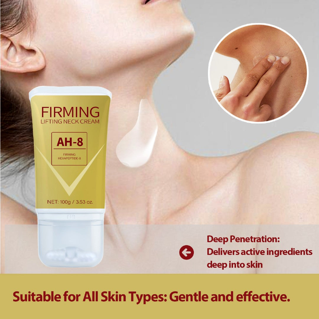 Luxe Neck Firming Cream with Roller – Smooth, Lift & Glow in 28 Days