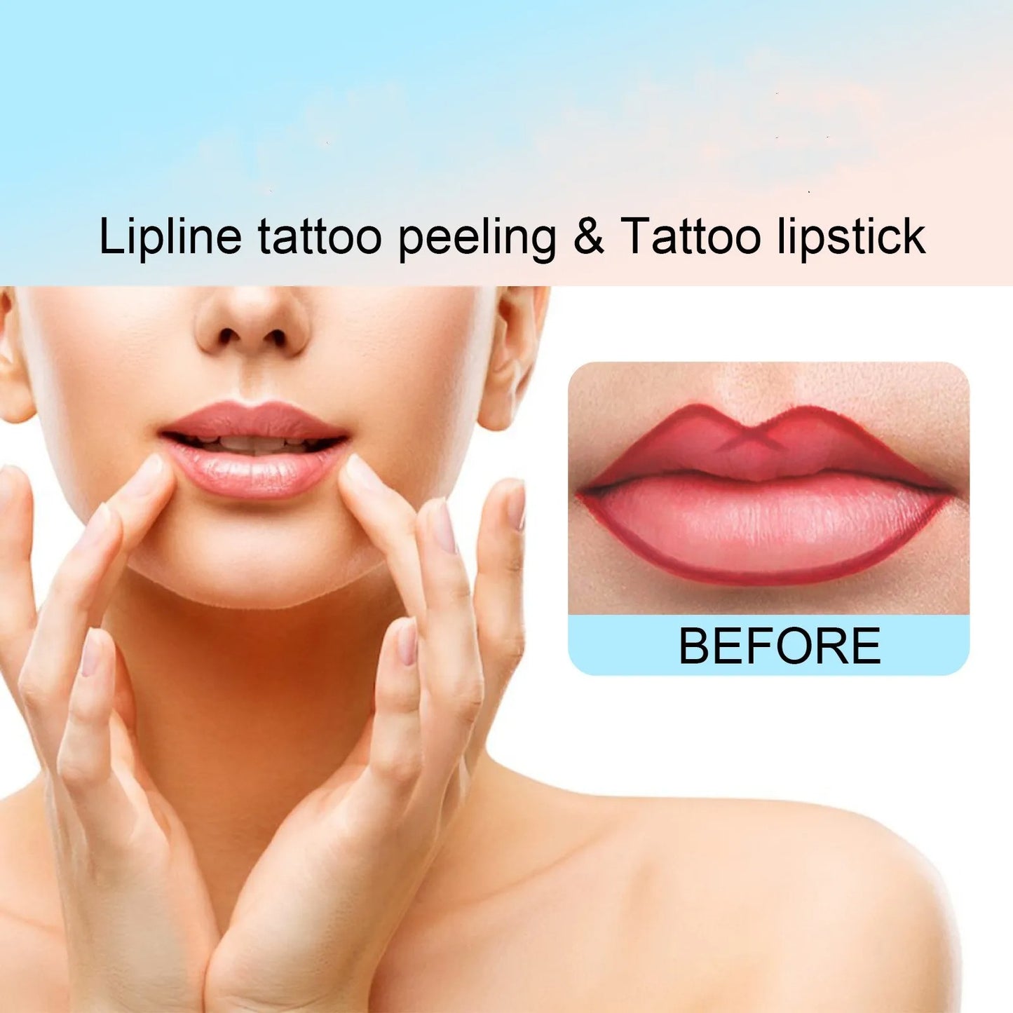Peel-Off Waterproof Lip Liner: 12H Wear, Smudge-Proof Definition