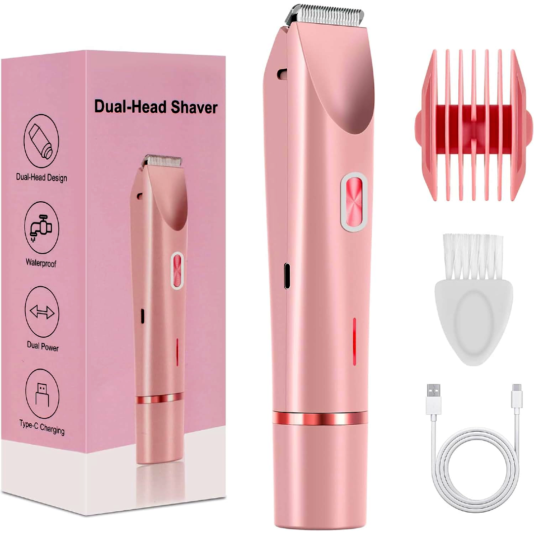 Alyndra 2-in-1 Electric Body & Bikini Shaver – Smooth, Safe & Waterproof