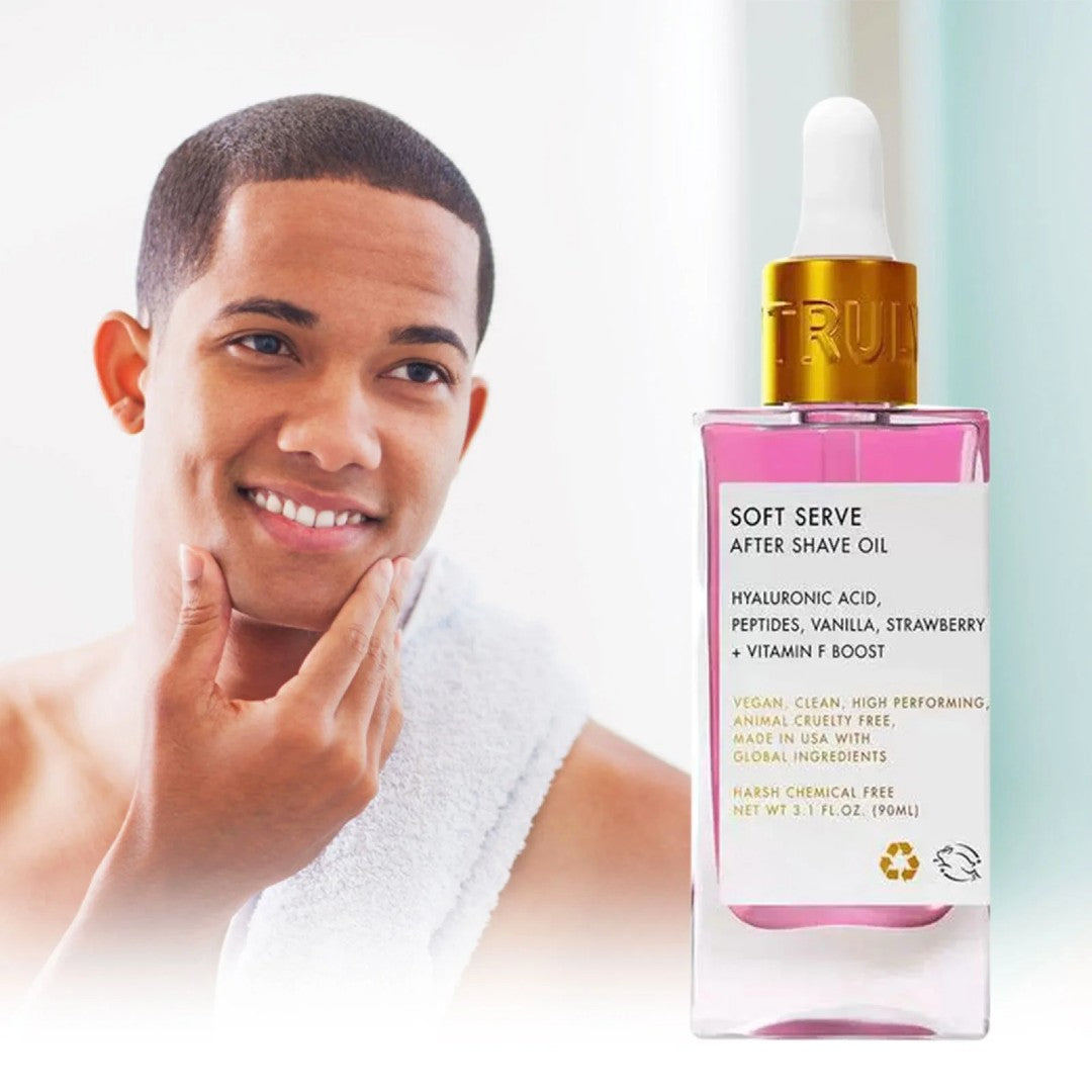 Strawberry Vanilla Aftershave Oil – Smooth, Hydrate & Glow Naturally