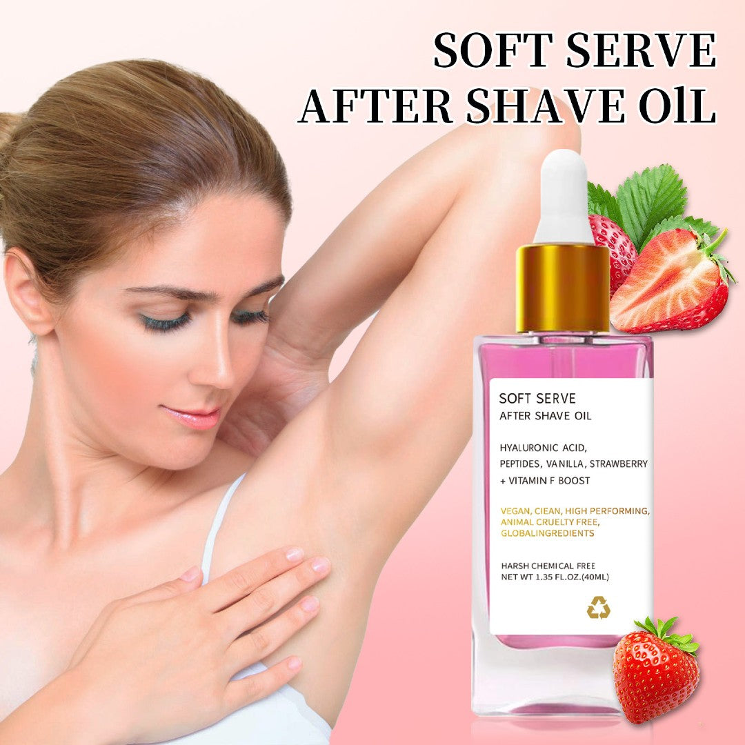 Strawberry Vanilla Aftershave Oil – Smooth, Hydrate & Glow Naturally