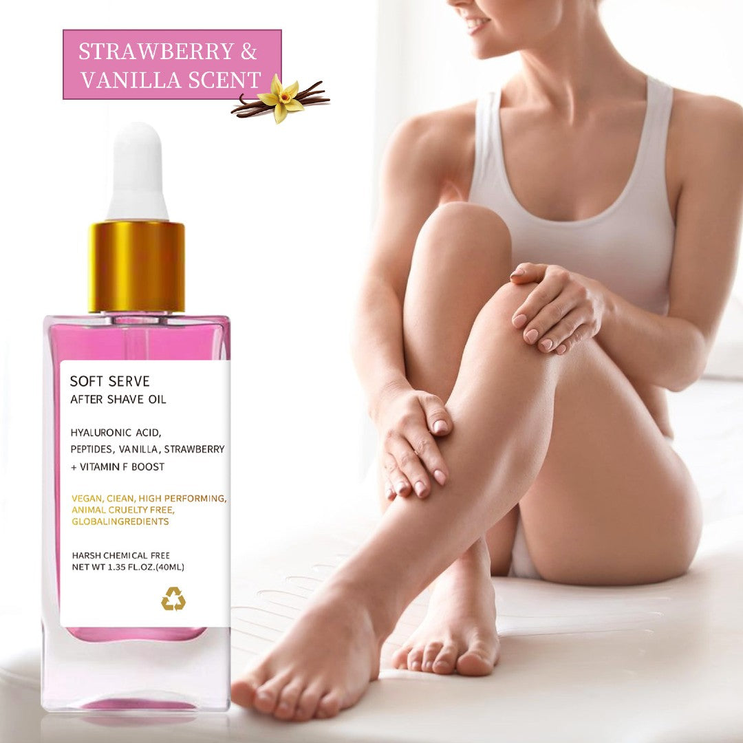Strawberry Vanilla Aftershave Oil – Smooth, Hydrate & Glow Naturally