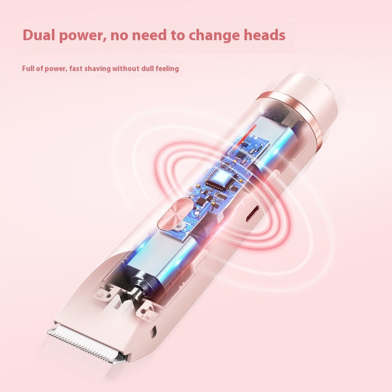 Alyndra 2-in-1 Electric Body & Bikini Shaver – Smooth, Safe & Waterproof
