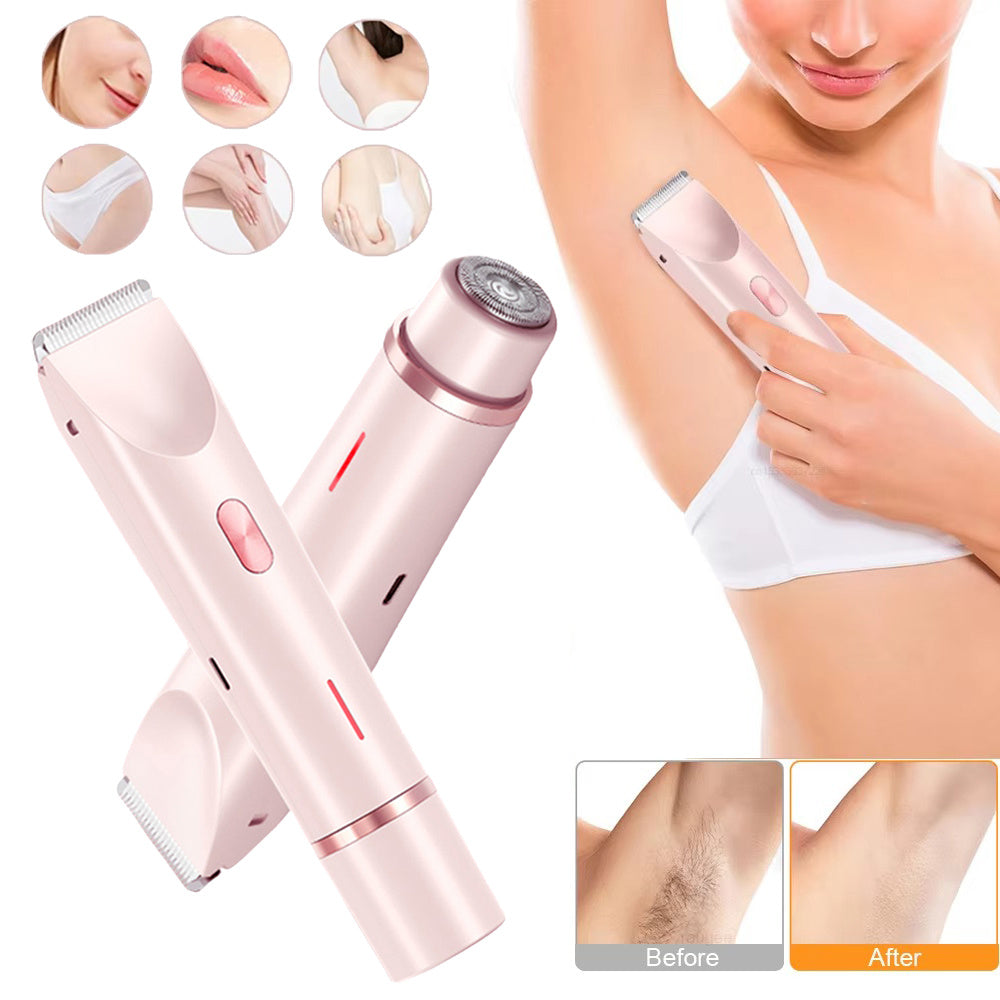 Alyndra 2-in-1 Electric Body & Bikini Shaver – Smooth, Safe & Waterproof