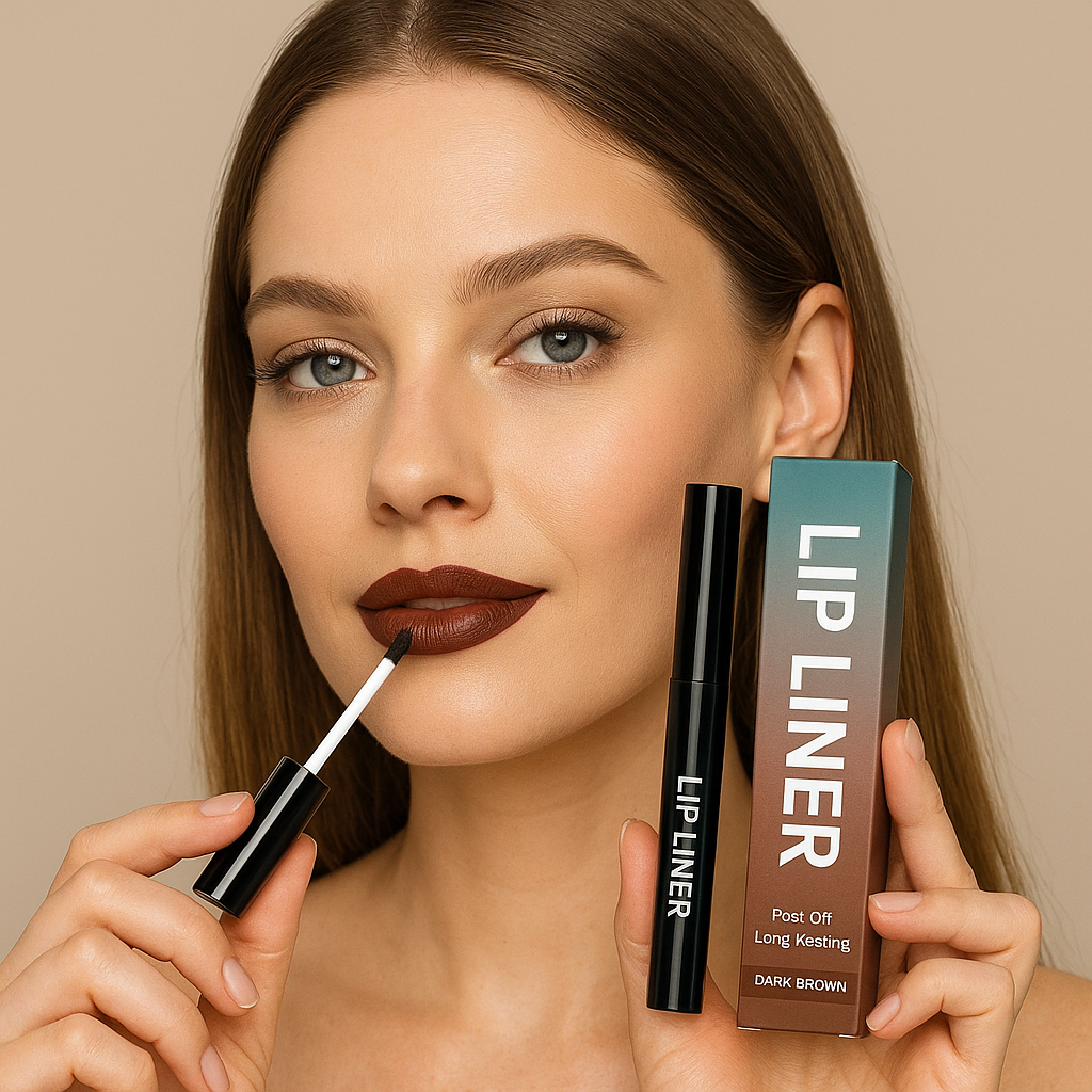 Peel-Off Waterproof Lip Liner: 12H Wear, Smudge-Proof Definition