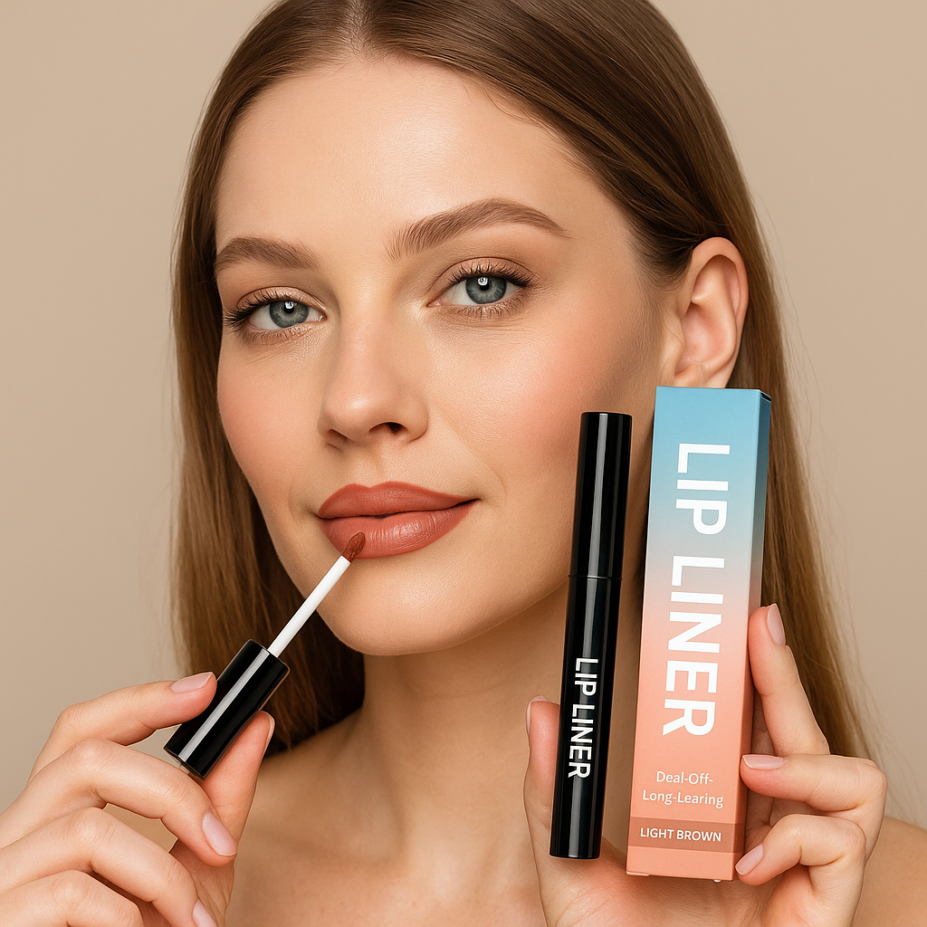 Peel-Off Waterproof Lip Liner: 12H Wear, Smudge-Proof Definition