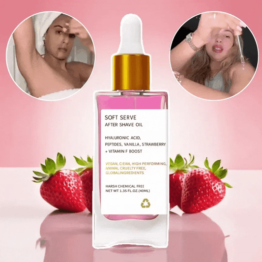Strawberry Vanilla Aftershave Oil – Smooth, Hydrate & Glow Naturally
