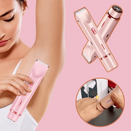 Alyndra 2-in-1 Electric Body & Bikini Shaver – Smooth, Safe & Waterproof