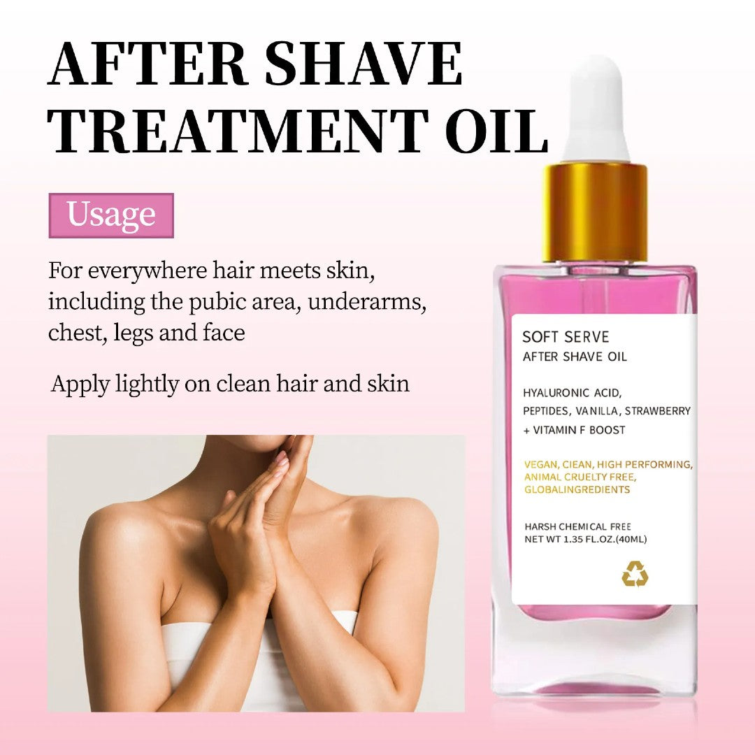 Strawberry Vanilla Aftershave Oil – Smooth, Hydrate & Glow Naturally