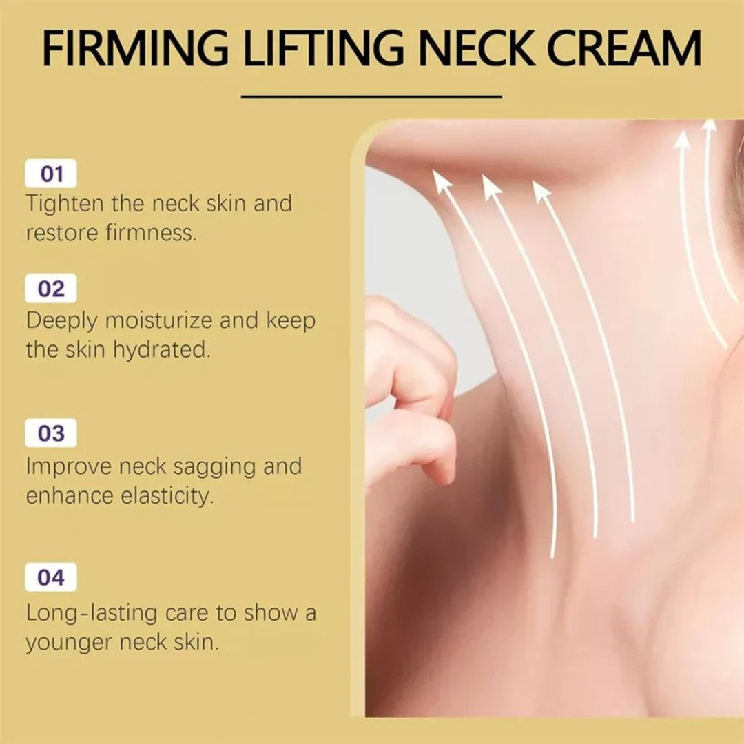 Luxe Neck Firming Cream with Roller – Smooth, Lift & Glow in 28 Days